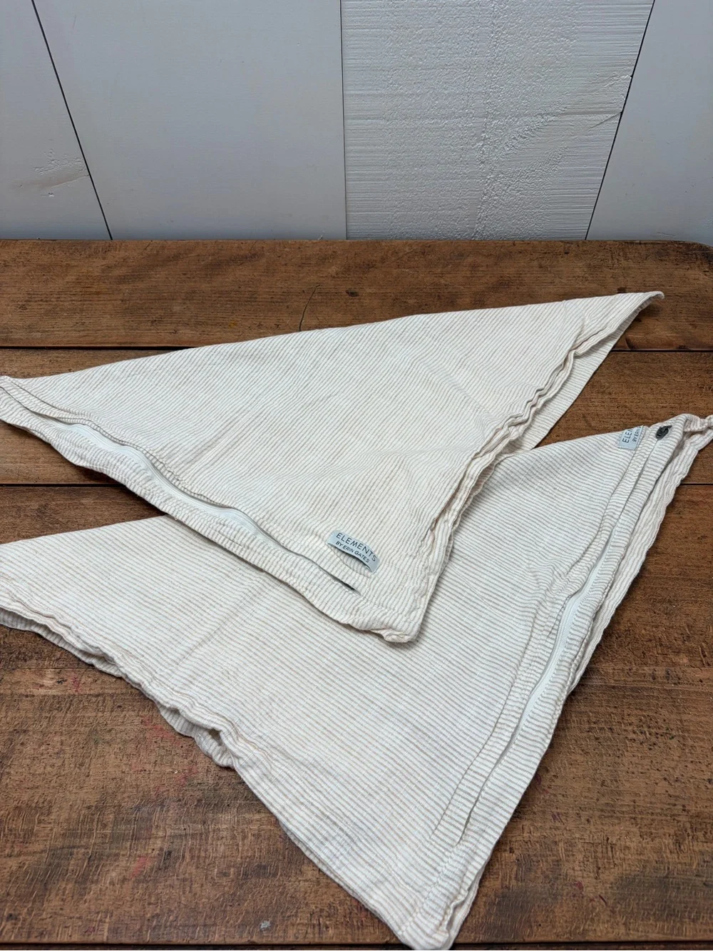 Elements By Erin Gates Striped Linen Pillow Set of 2